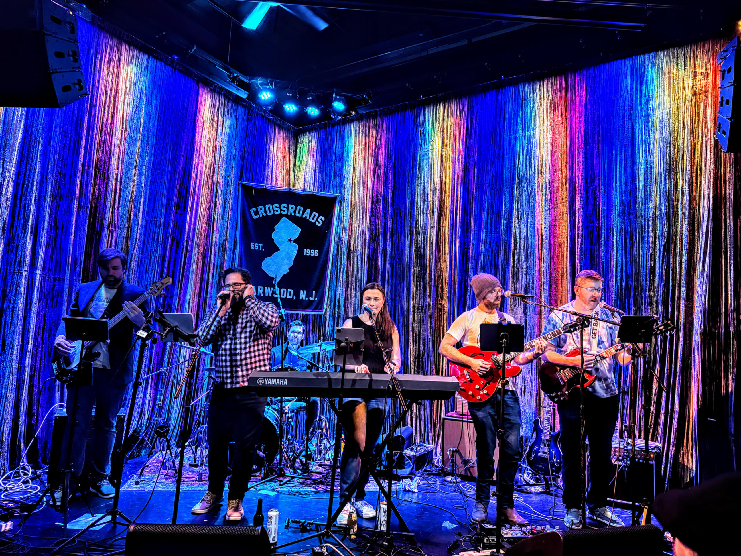Chip and the Dips performing onstage at Crossroads in Garwood, New Jersey.